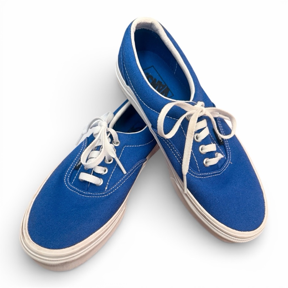 Blue & White Authentic Vans